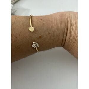 rhinestone heart bracelet